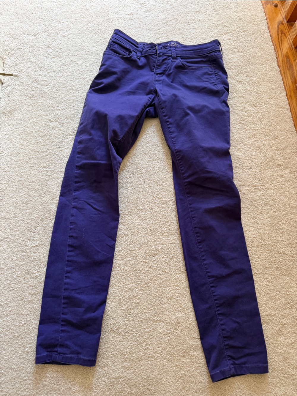 LOFT Skinny Jeans in Rich Purple